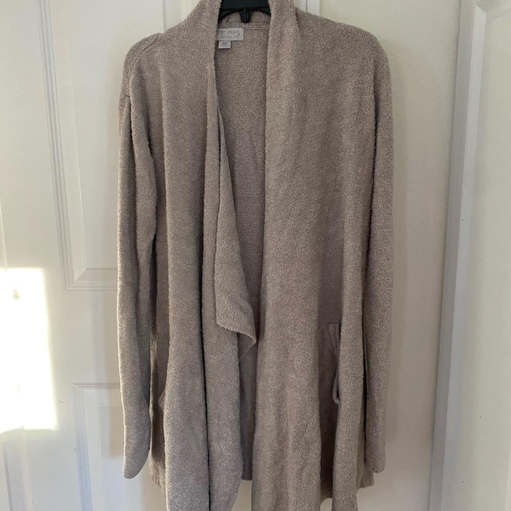 Barefoot Dream Cardigan - Long, grey & ultra warm